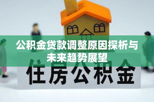 小榄公积金贷款调整原因探析与未来趋势展望