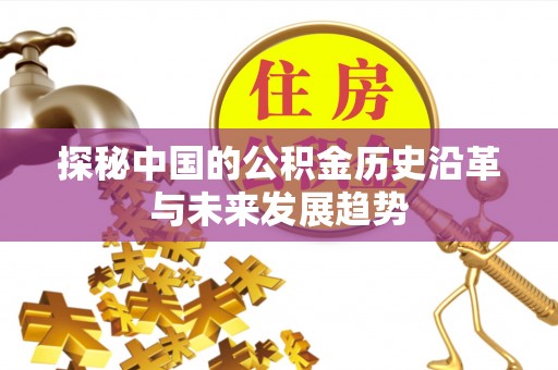小榄探秘中国的公积金历史沿革与未来发展趋势