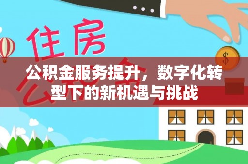 小榄公积金服务提升，数字化转型下的新机遇与挑战