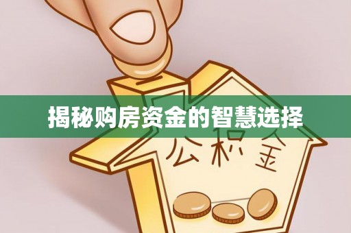 小榄揭秘购房资金的智慧选择
