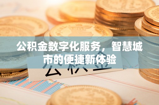小榄公积金数字化服务，智慧城市的便捷新体验